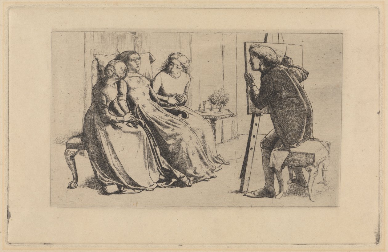 St Agnes av förbön av Sir John Everett Millais