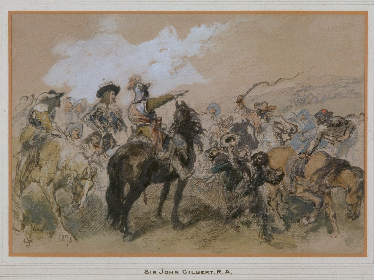 Ryttare vid Karl I:s tid, 1876 av Sir John Gilbert