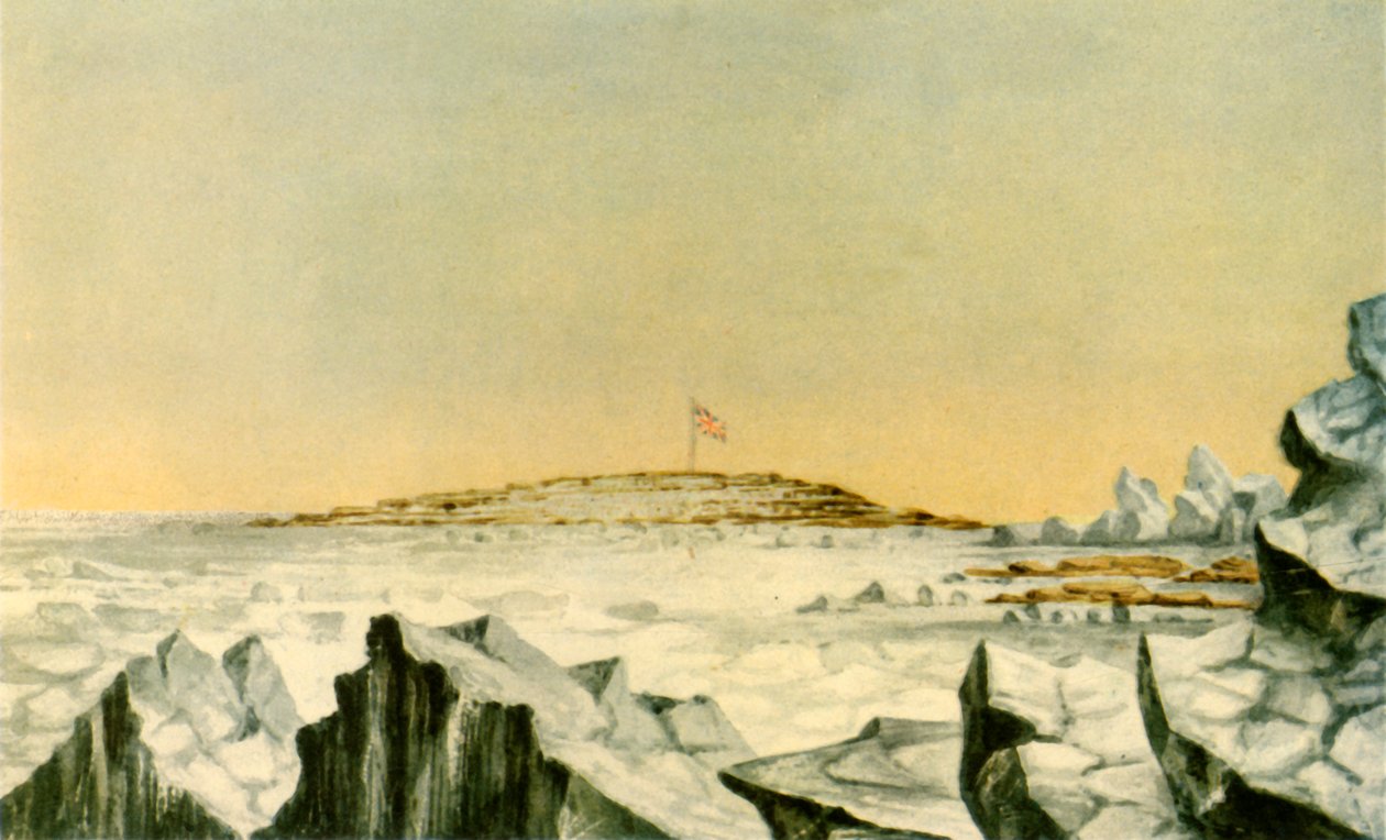 "Nordpolen", början av mitten av 1800-talet, 1946. av Sir John Ross