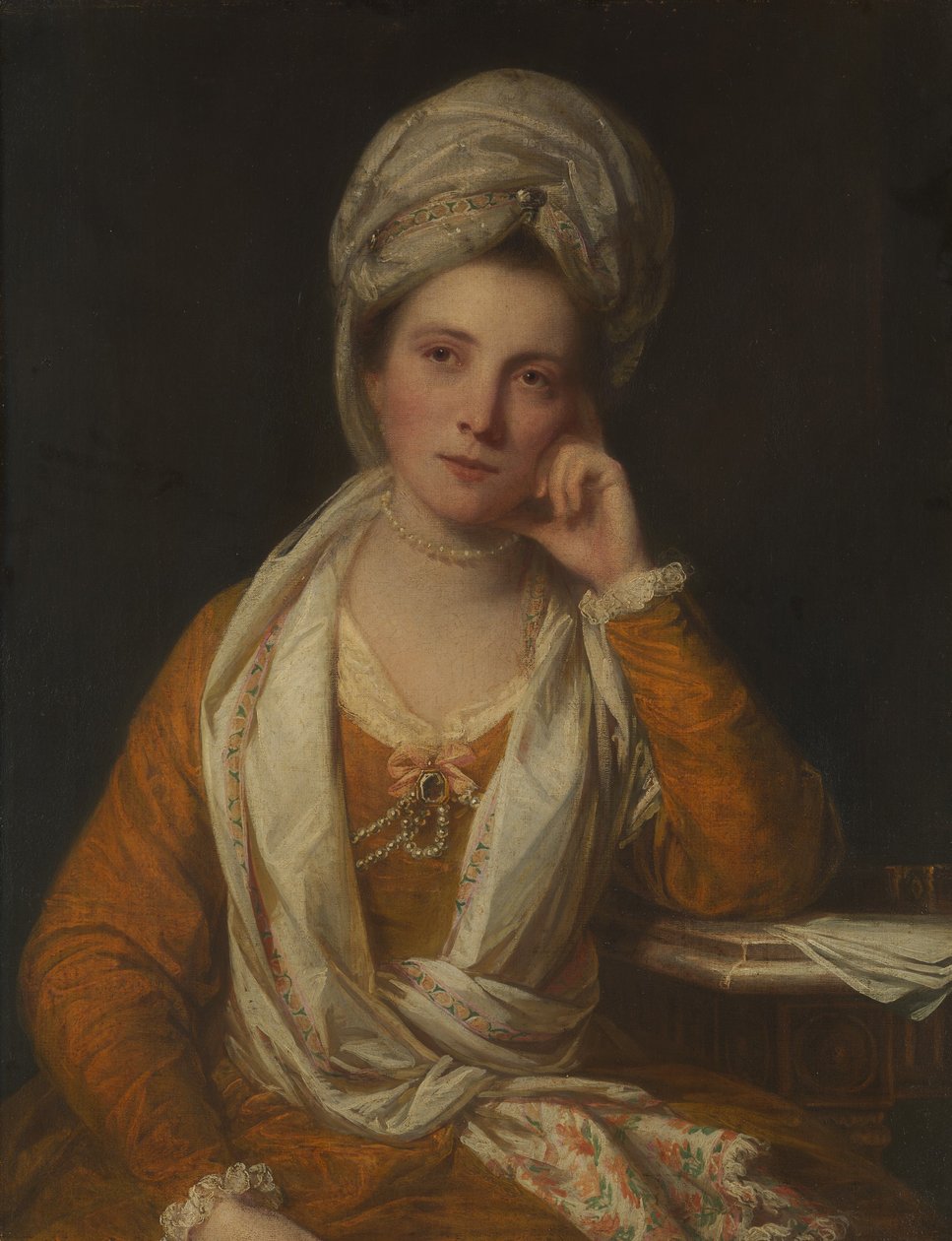 Mrs Horton, senare Viscountess Maynard dog 181415. av Sir Joshua Reynolds