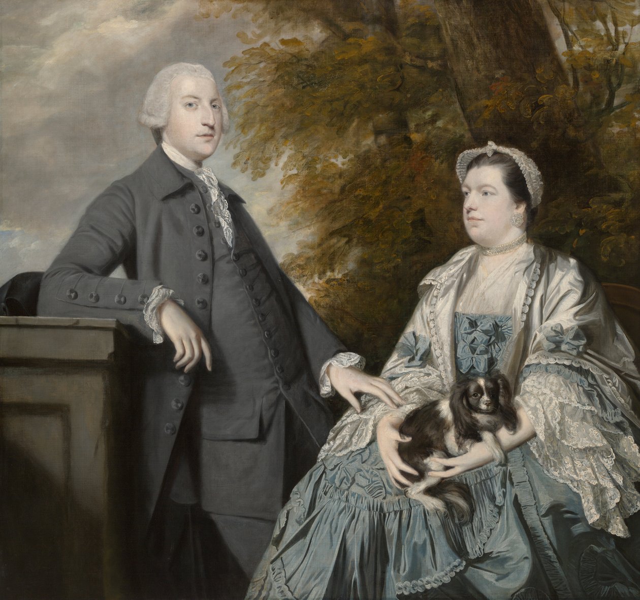 Porträtt av Mr och Mrs Godfrey Wentworth av Sir Joshua Reynolds