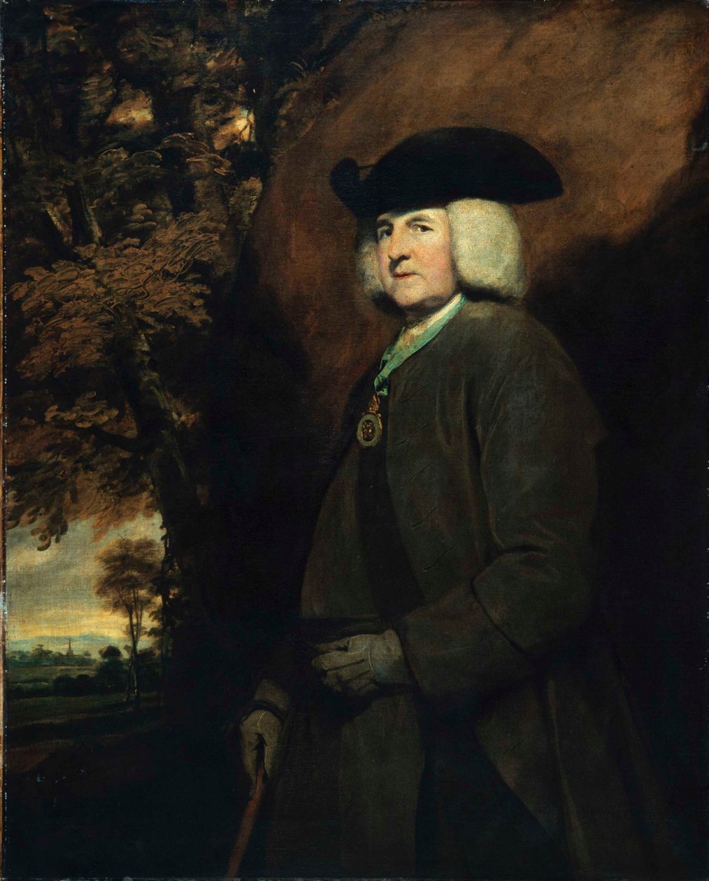 Porträtt av Richard Robinson, 1:e baron Rokeby 1708-1794, ärkebiskop av Armagh, 1771-1775. av Sir Joshua Reynolds
