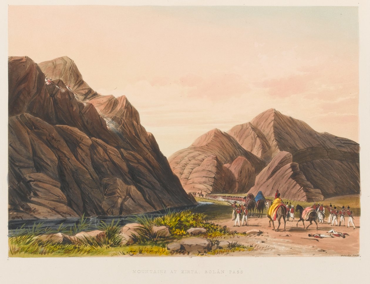 Berg och Zirta Bolan Pass av Sir Keith A. Jackson