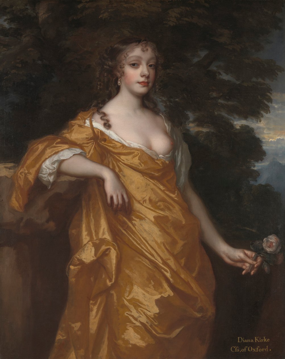 Diana Kirke, senare grevinna av Oxford av Sir Peter Lely