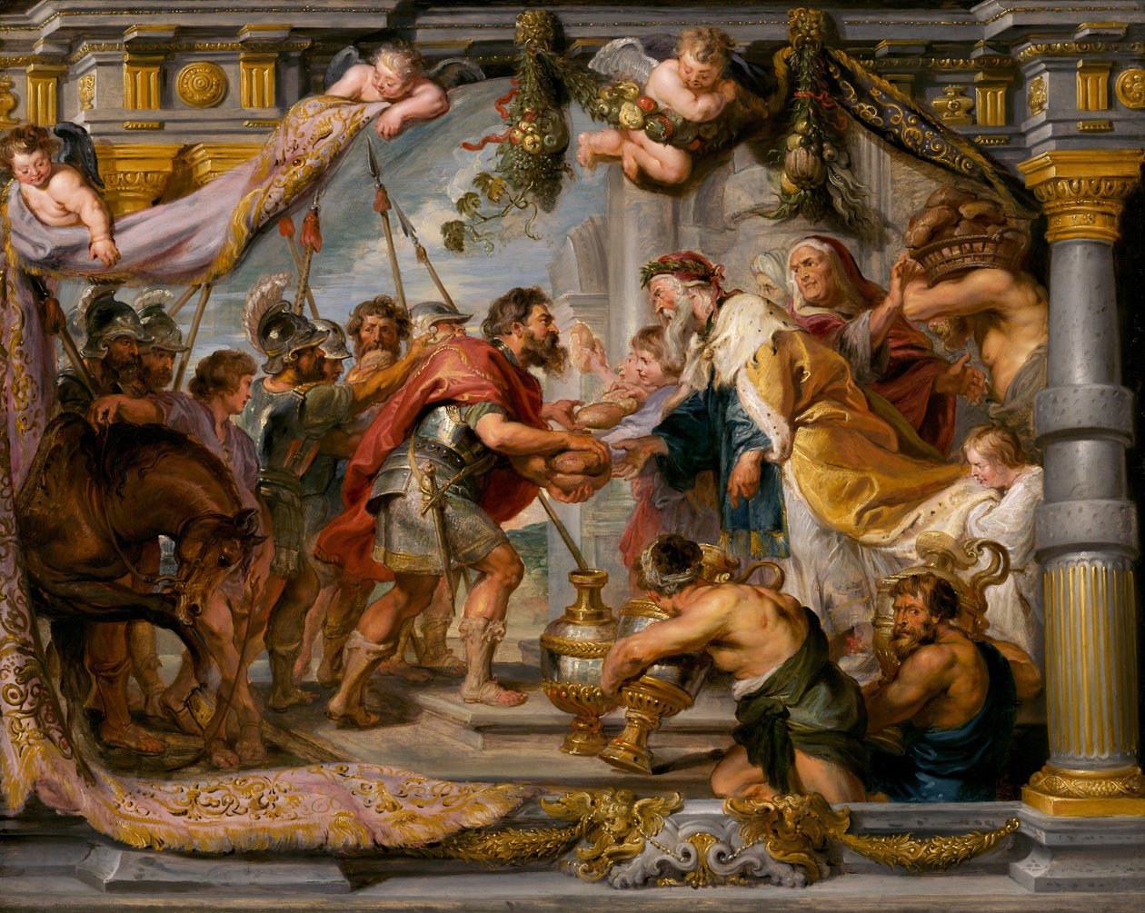 Abrahams och Melkisedeks möte av Sir Peter Paul Rubens