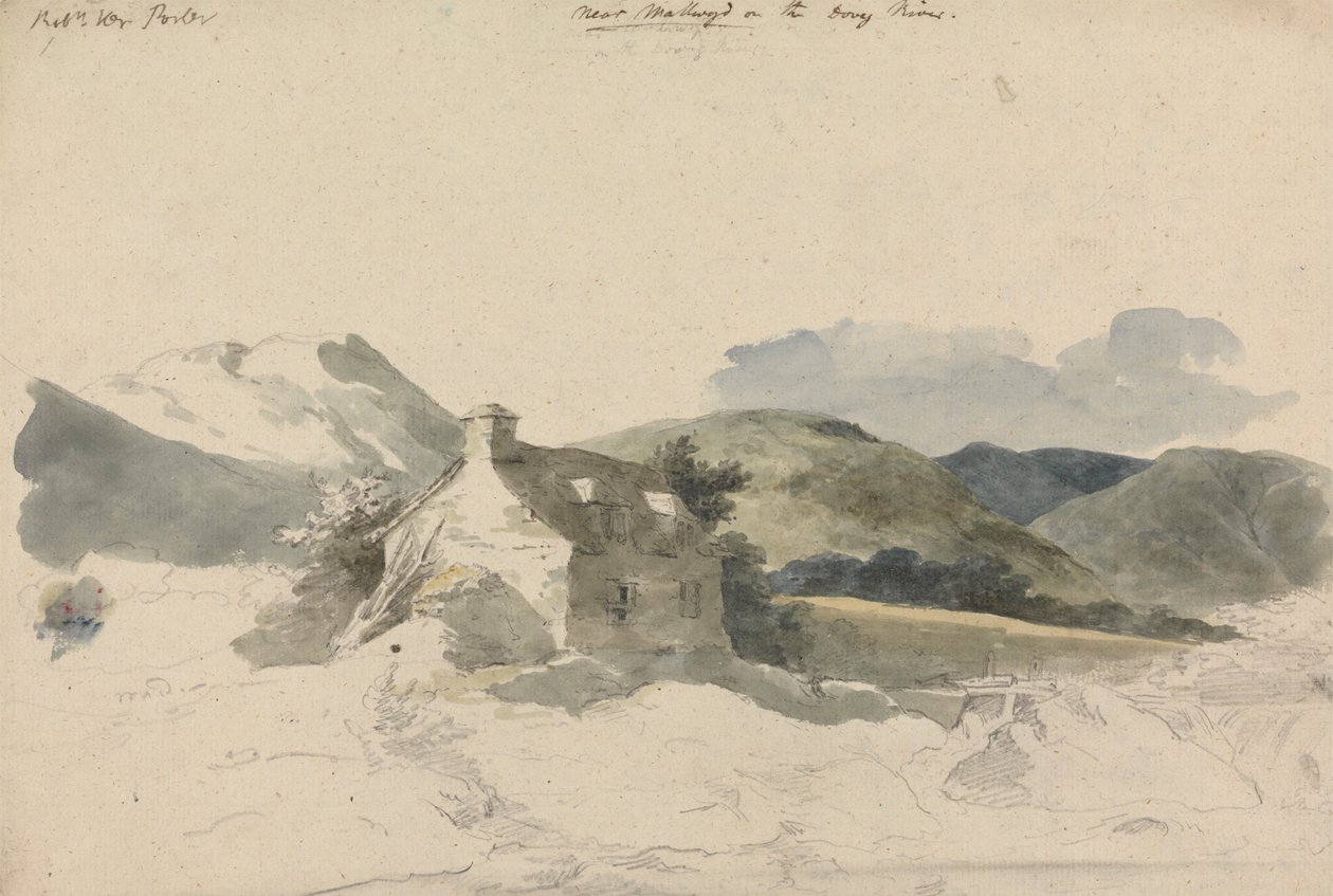Nära Mallwyd on the Dovey av Sir Robert Kerr Porter