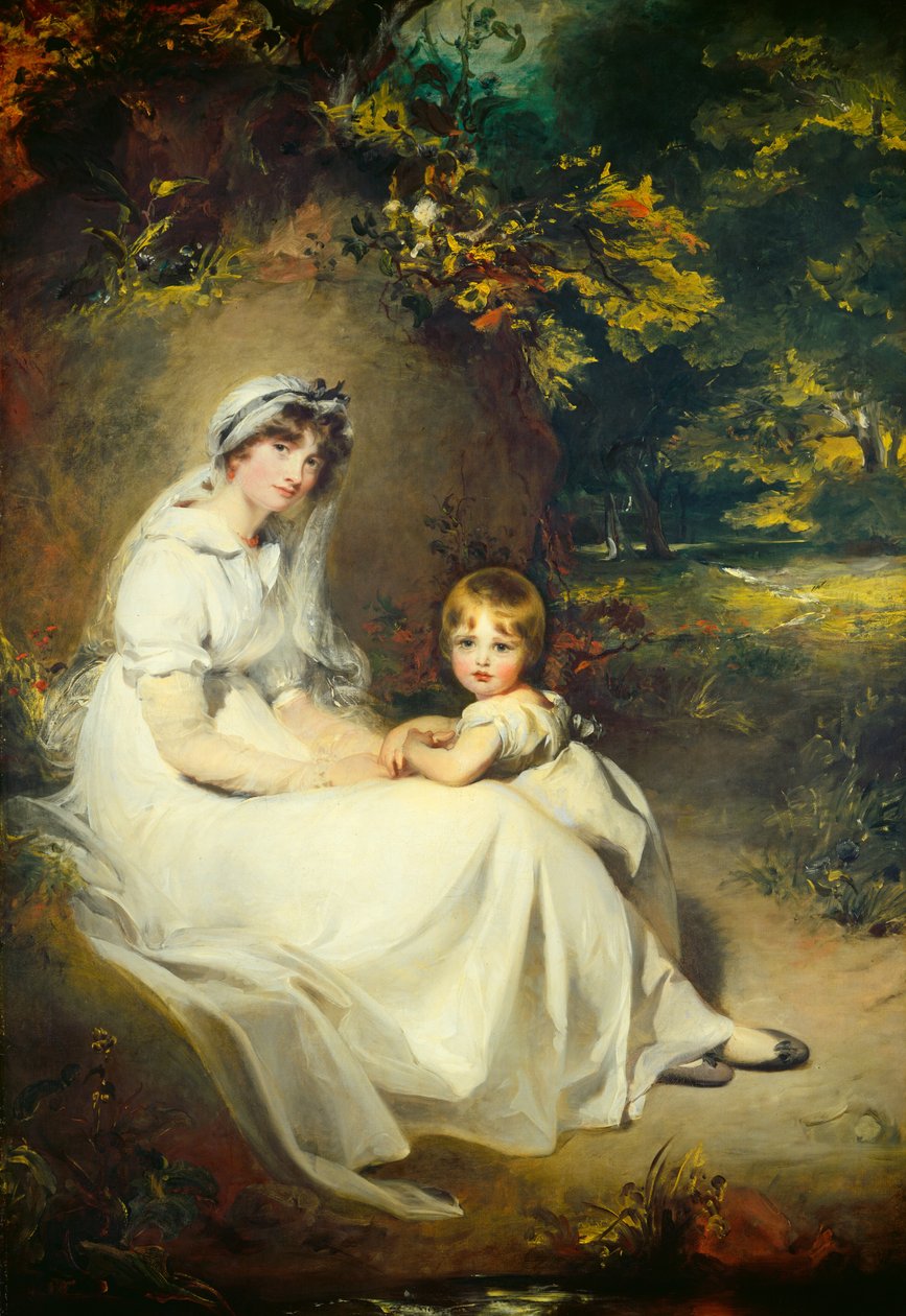 Lady Mary Templetown och hennes äldsta son av Sir Thomas Lawrence
