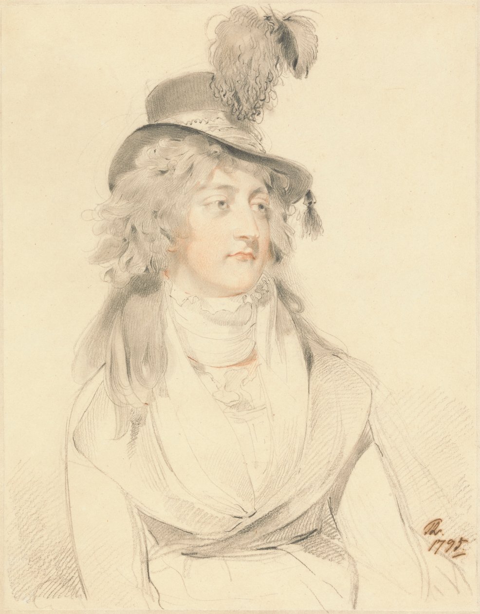 Porträtt av fröken Lysons av Sir Thomas Lawrence