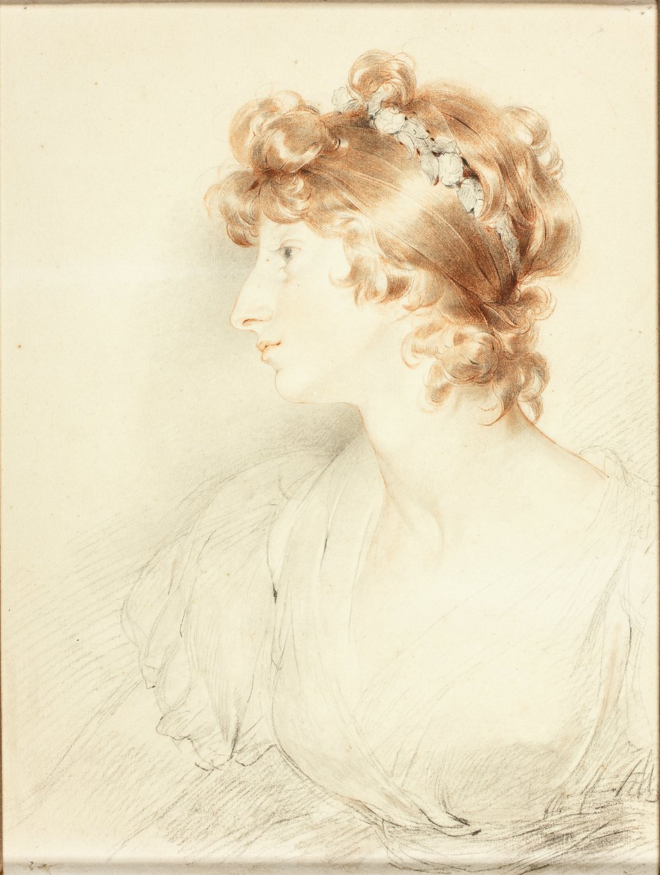 Porträtt av en dam av Sir Thomas Lawrence