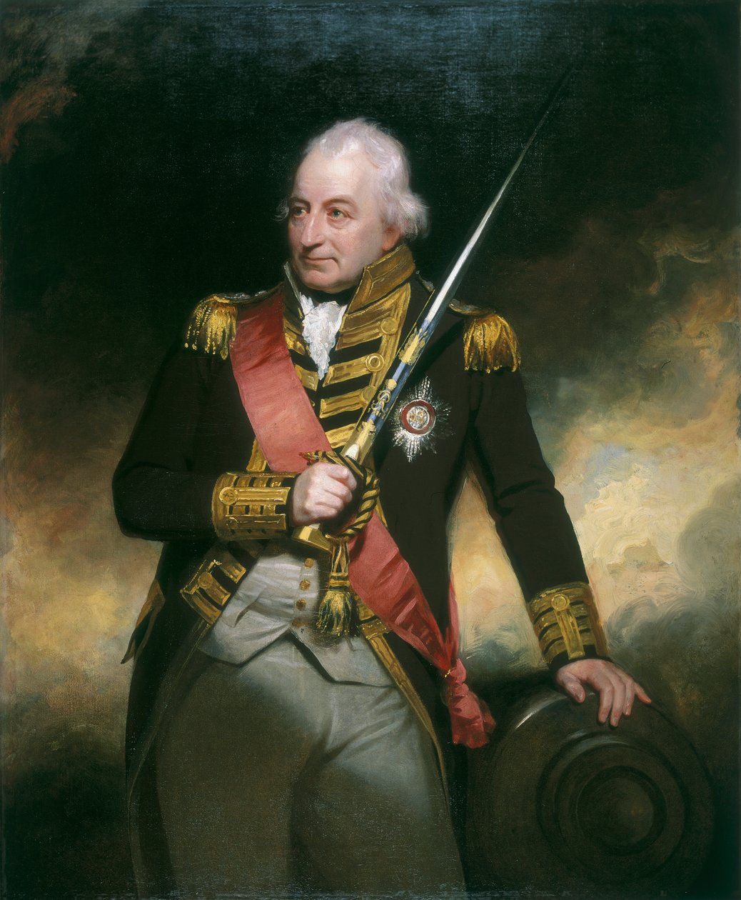 Amiral John Jervis, c1801 av Sir William Beechey