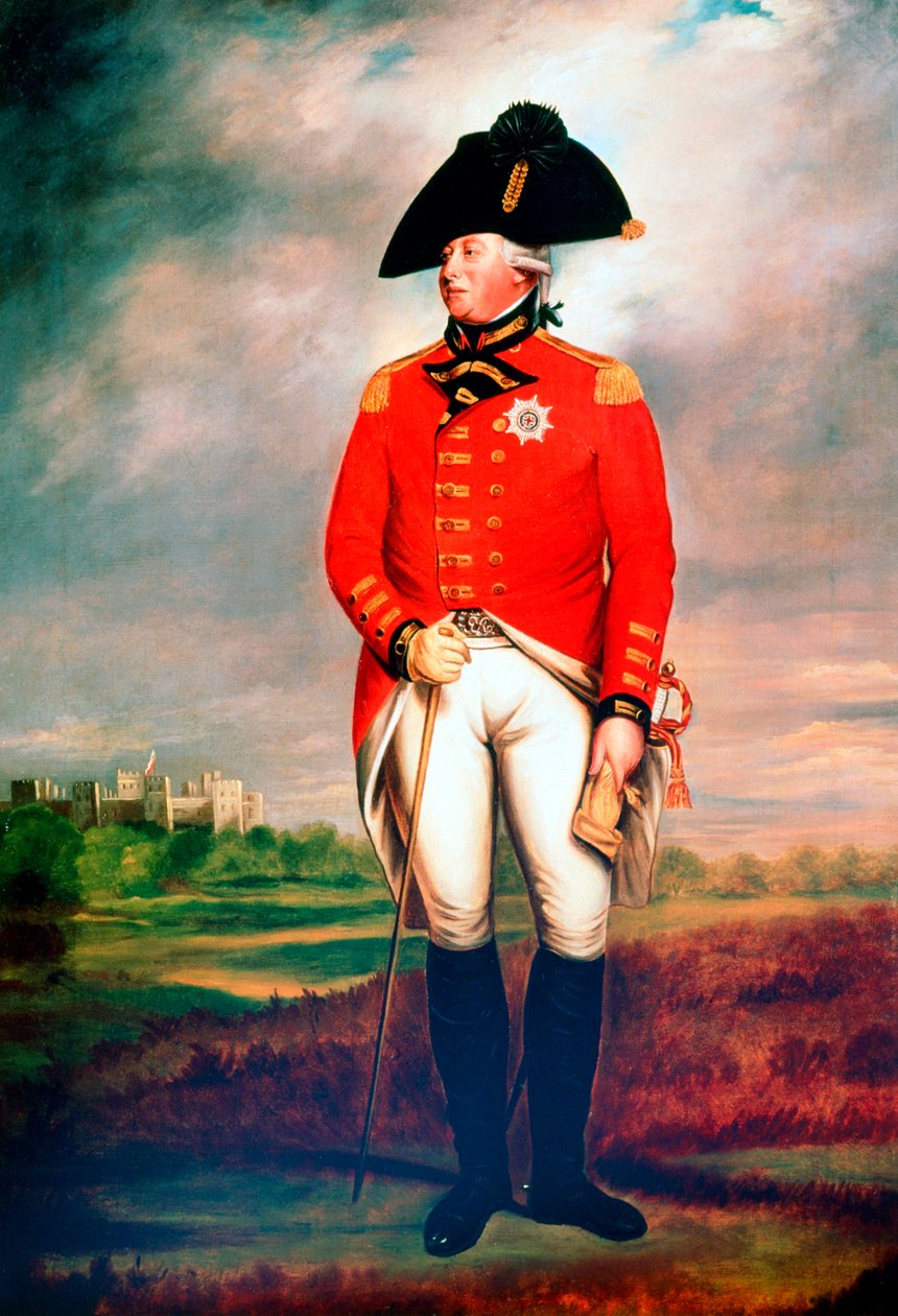 George III, kung av England, ca 1800 av Sir William Beechey