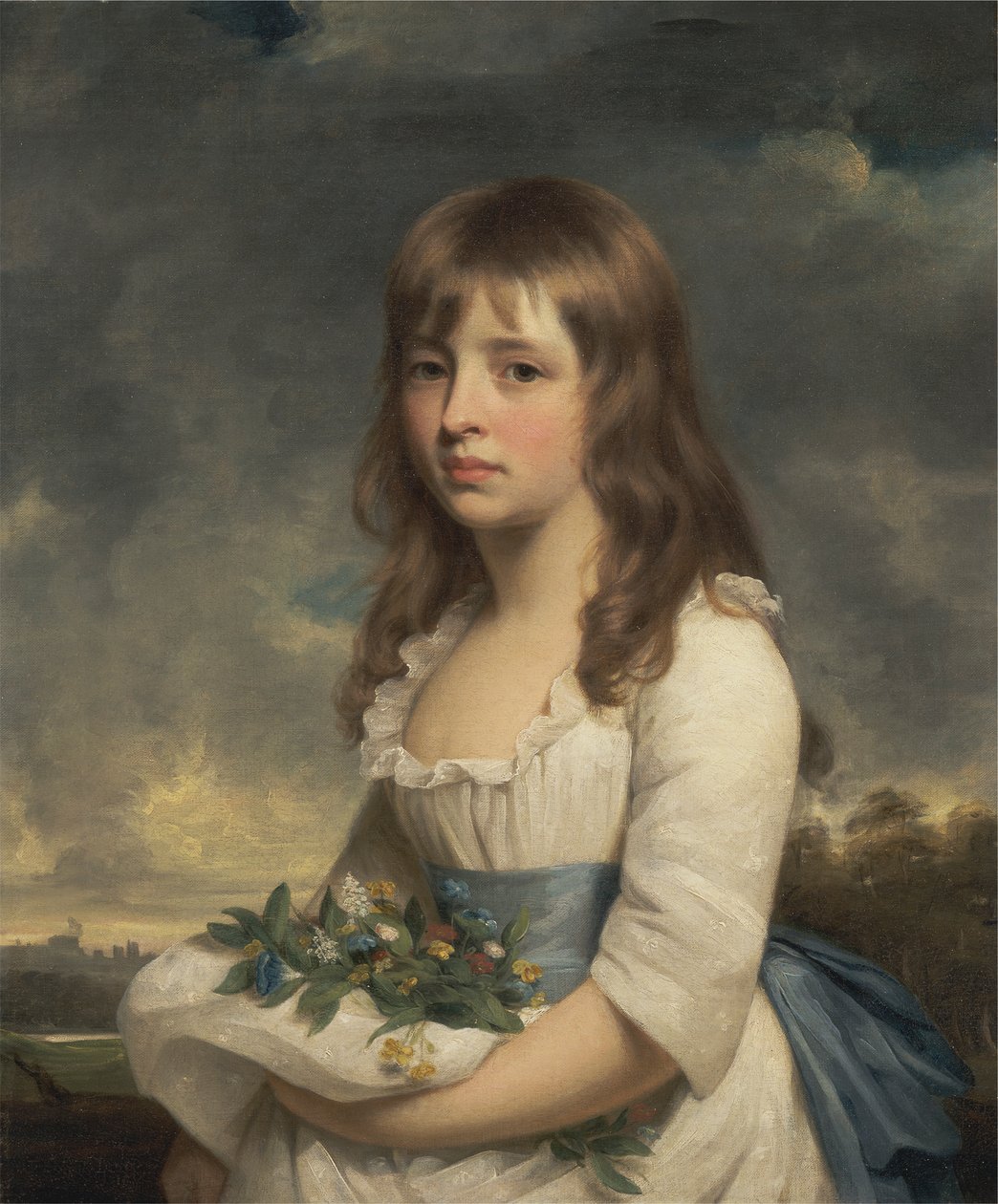 Porträtt av en flicka av Sir William Beechey