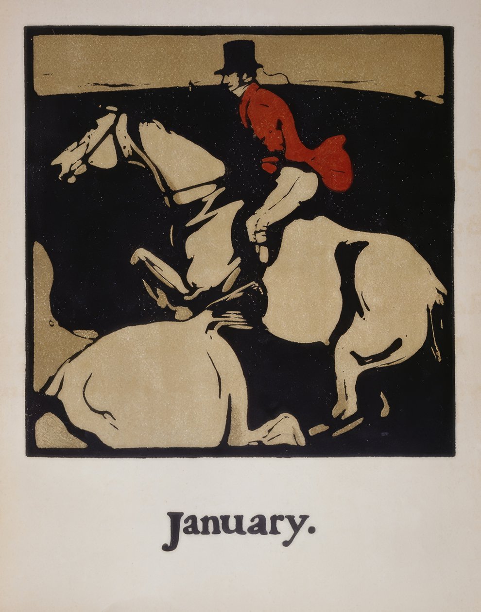 hästrace av Sir William Nicholson