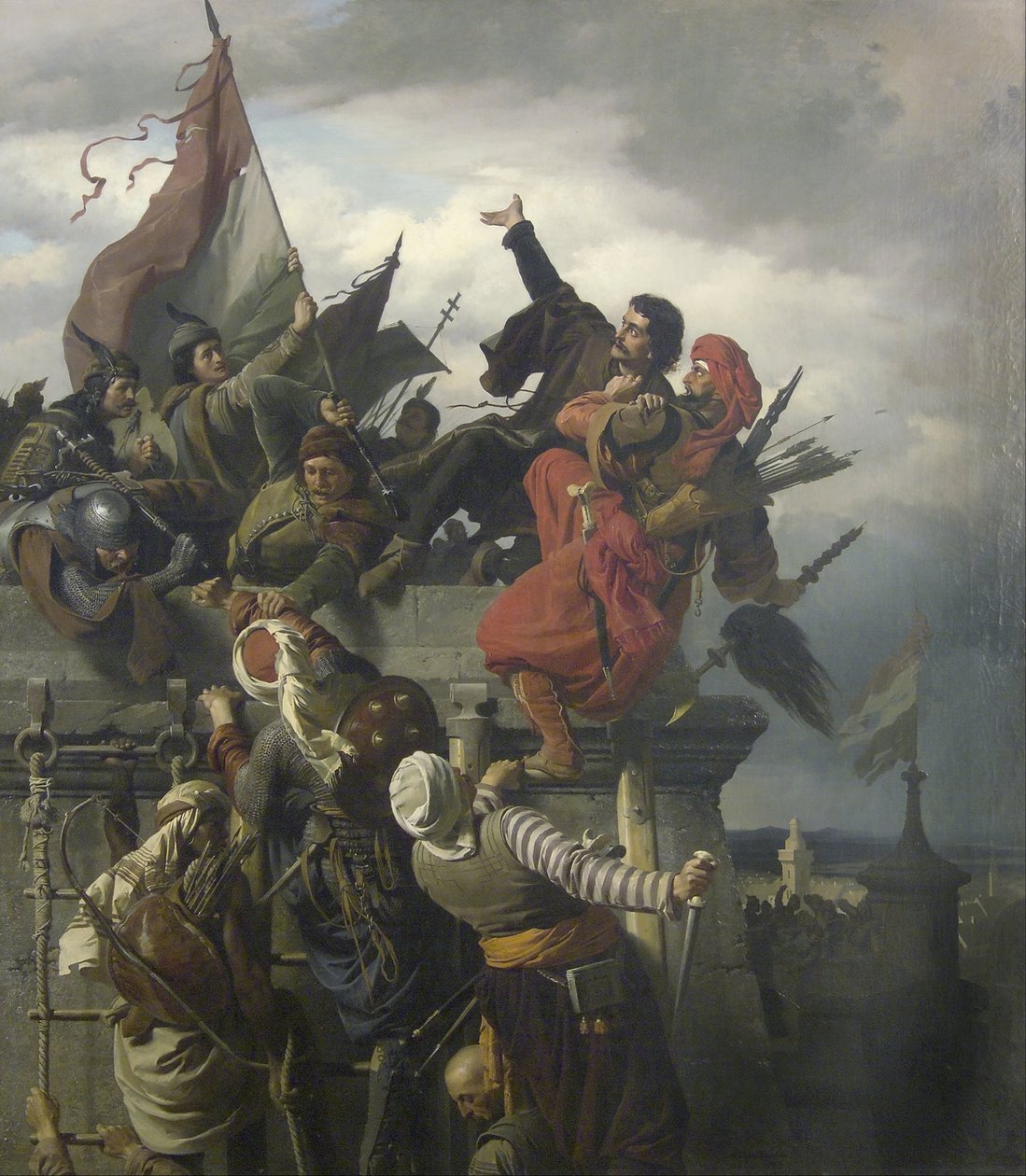 The Self- Sacrifice of Titusz Dugovics av Alexander von Wagner