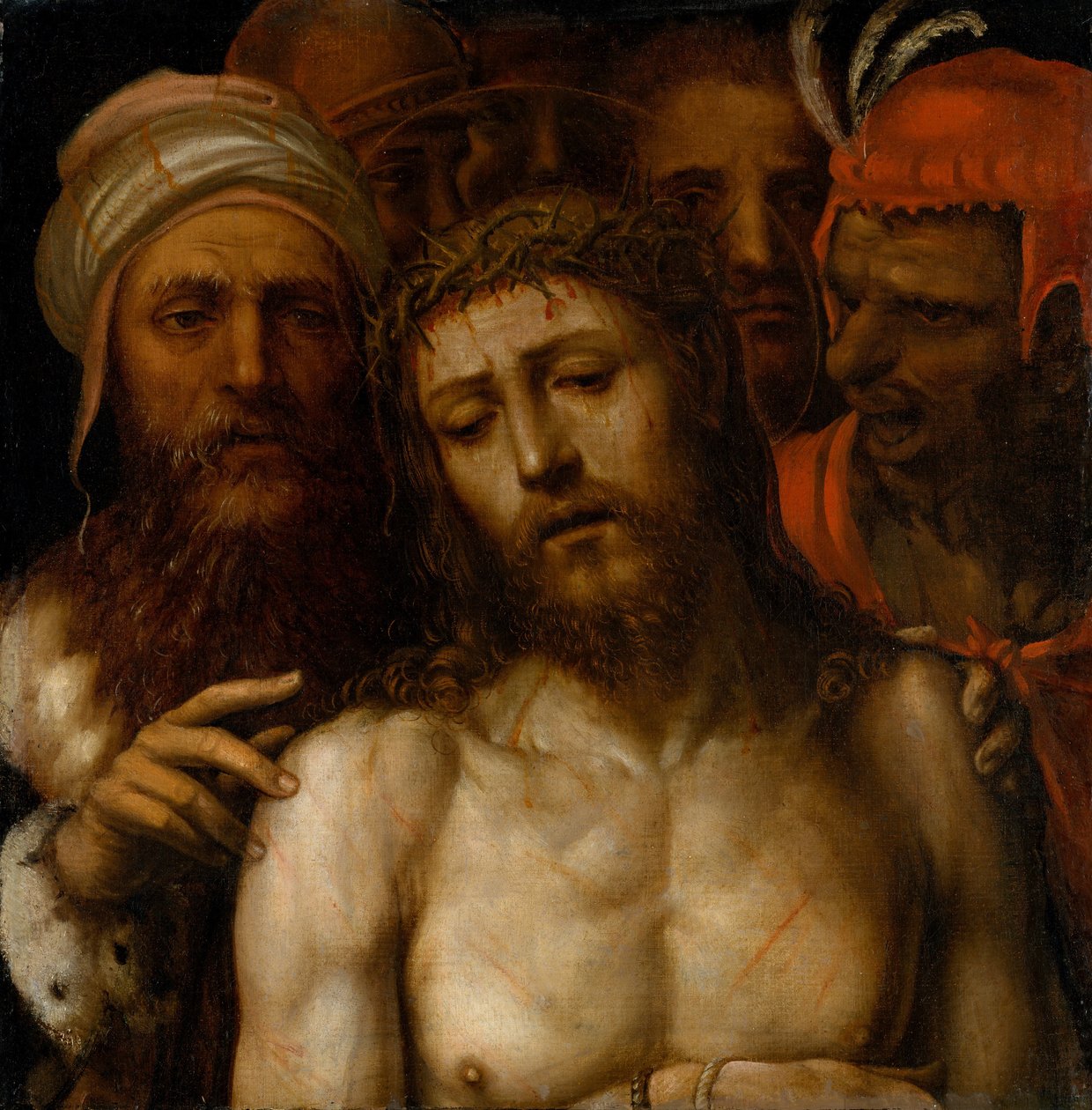 Kristus presenteras för folket Ecce Homo, ca. 1540-49. av Sodoma