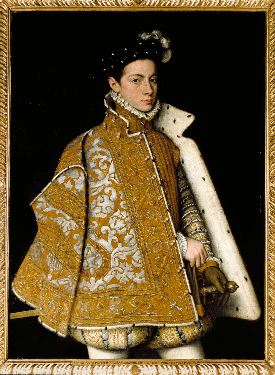 Porträtt av Alexandre Farnese (Alessandro Farnese av Sofonisba Anguissola