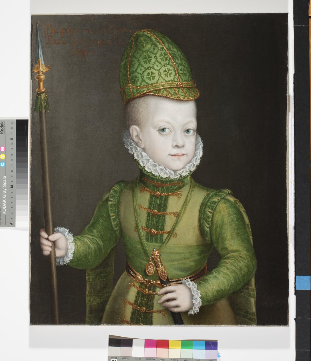 Porträtt av en pojke vid det spanska hovet, c.1565-70 av Sofonisba Anguissola
