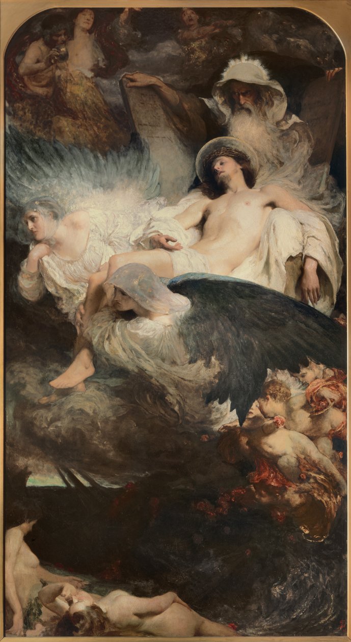 Allegori, 1904 av Solomon Joseph Solomon