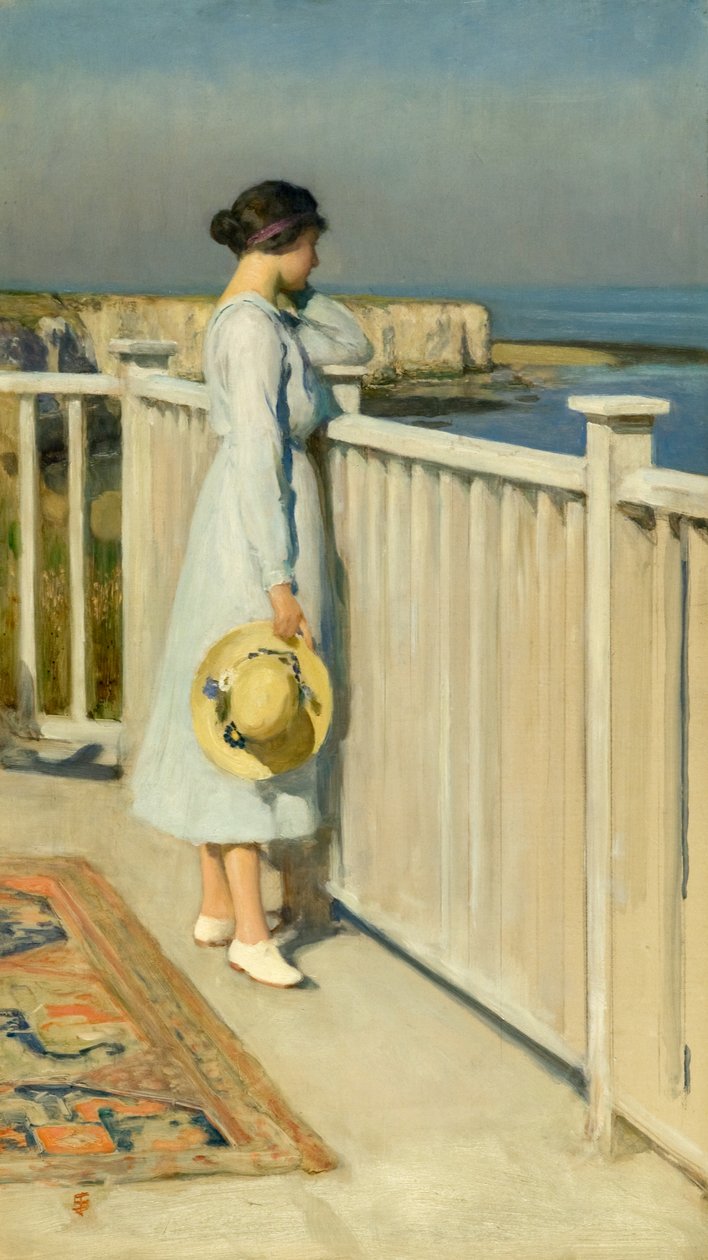 From my Studio Roof, c.1909 (olja på duk) av Solomon Joseph Solomon