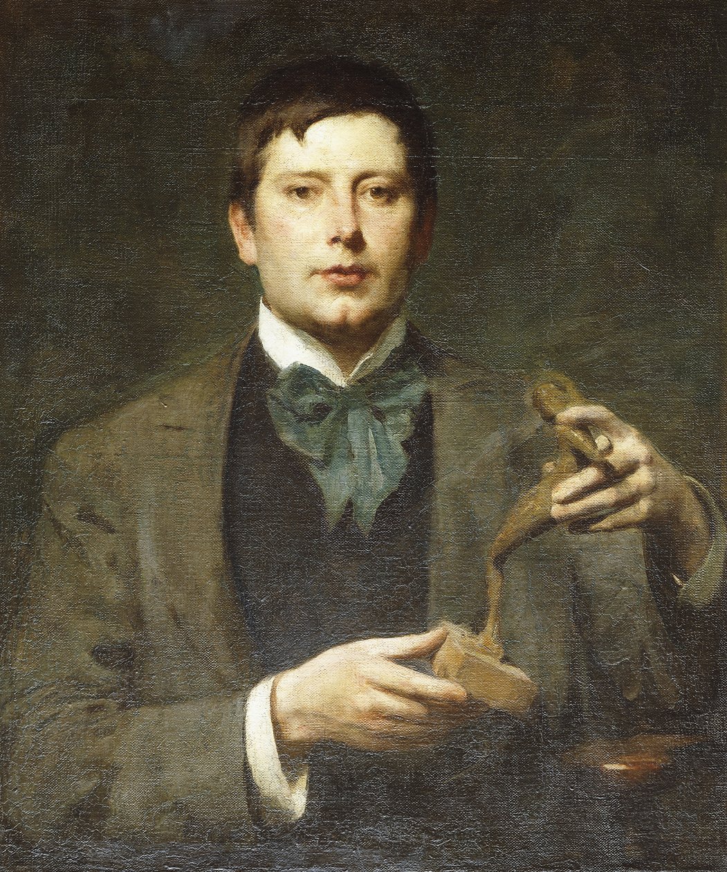 Porträtt av skulptören George Frampton av Solomon Joseph Solomon