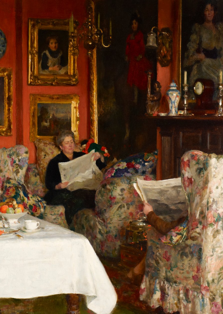 Frukostbordet av Solomon Joseph Solomon