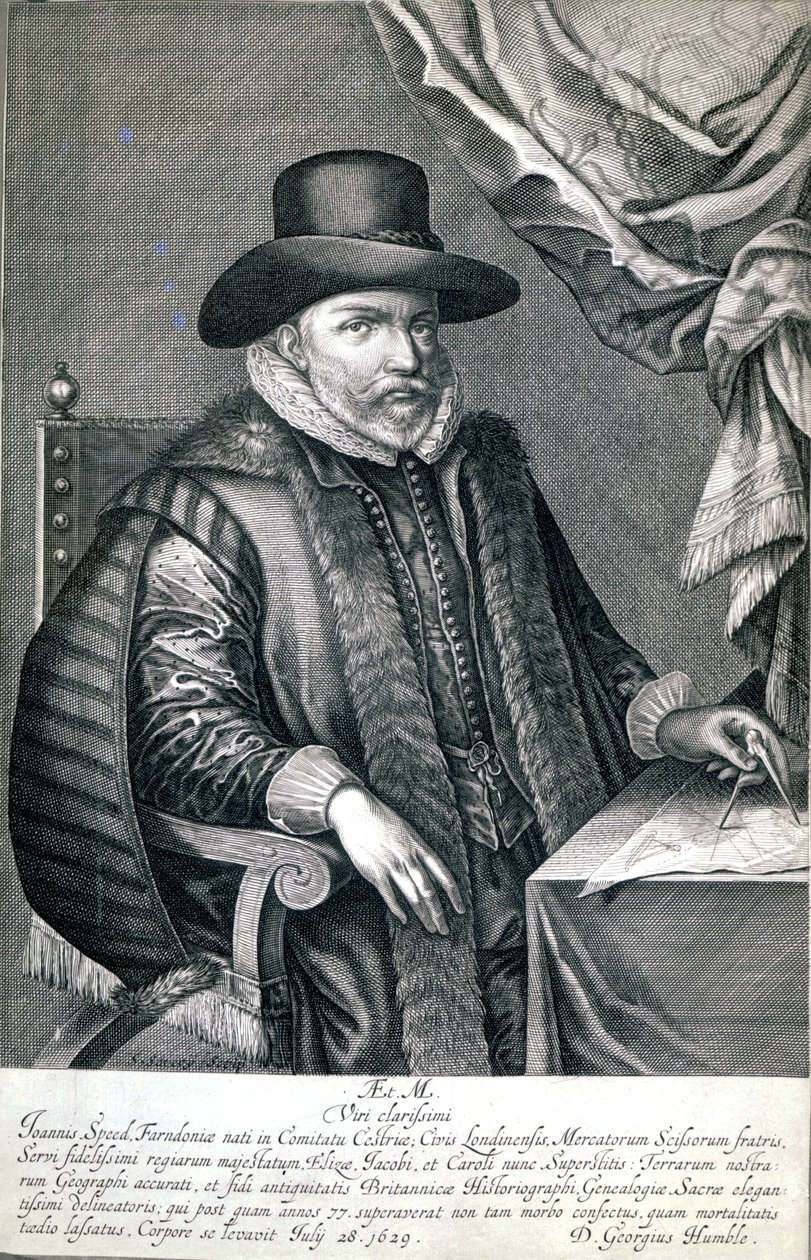 John Speed, publicerad av George Humble, 1632 av Solomon Savery