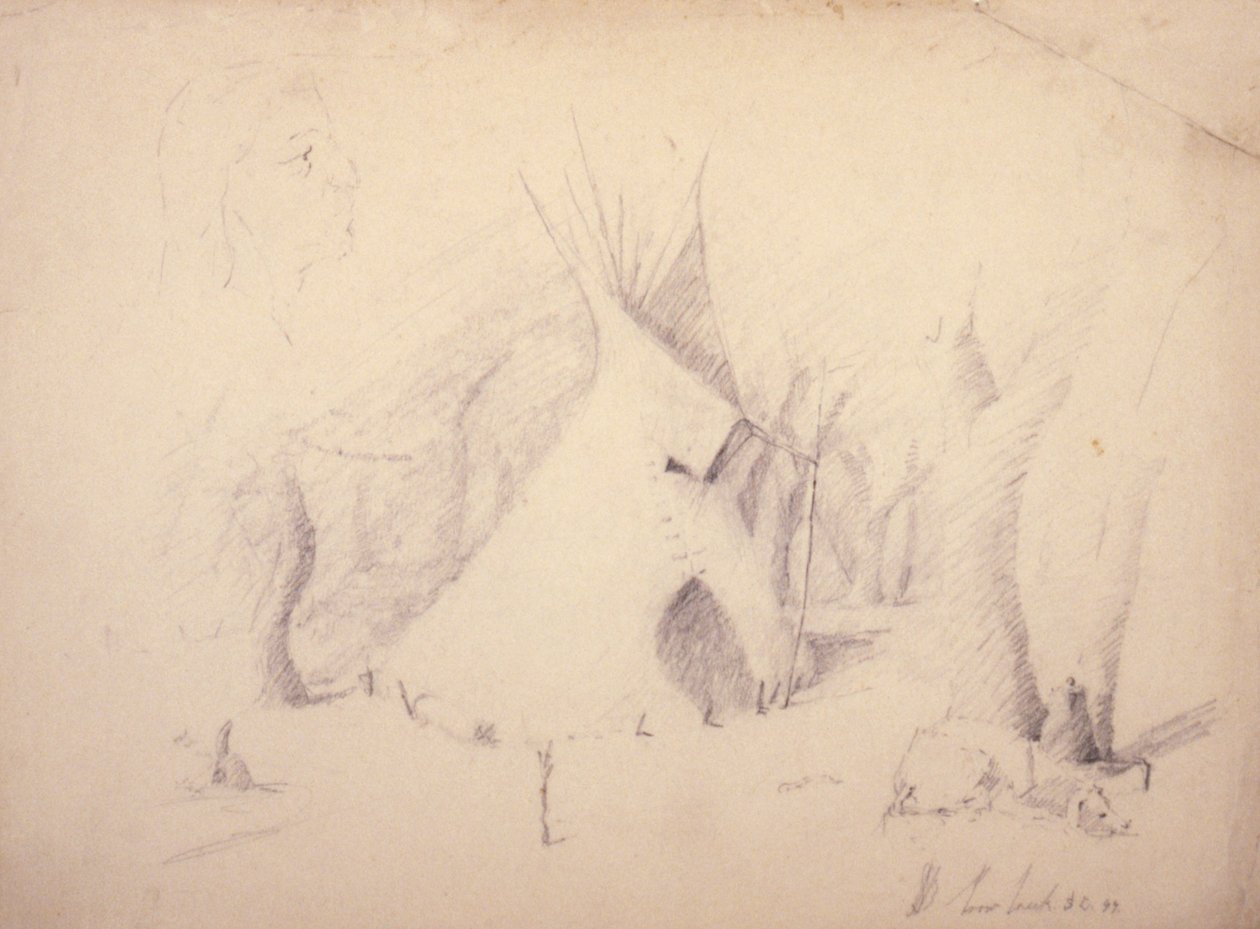 Crow Creek av Solon H. Borglum