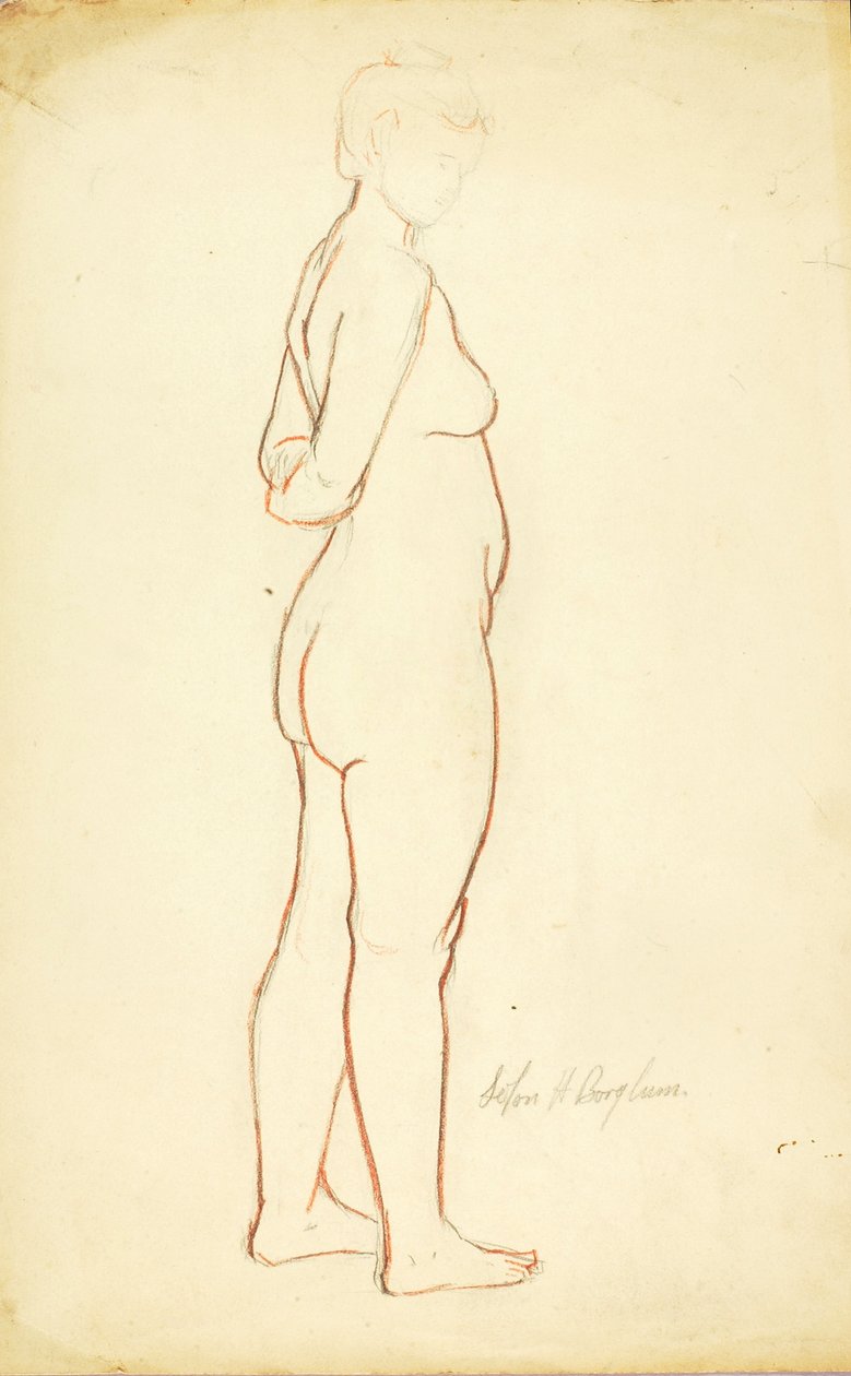 Naken av Solon H. Borglum