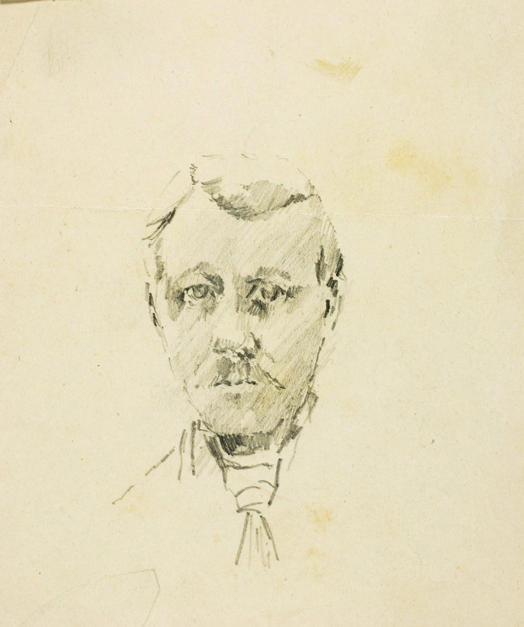 Porträtt Huvud av Solon H. Borglum