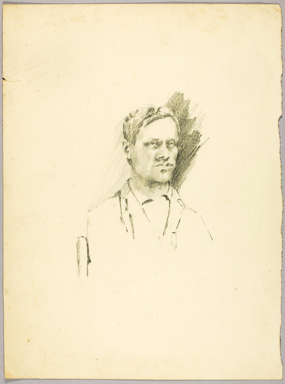 Porträttstudie av Solon H. Borglum