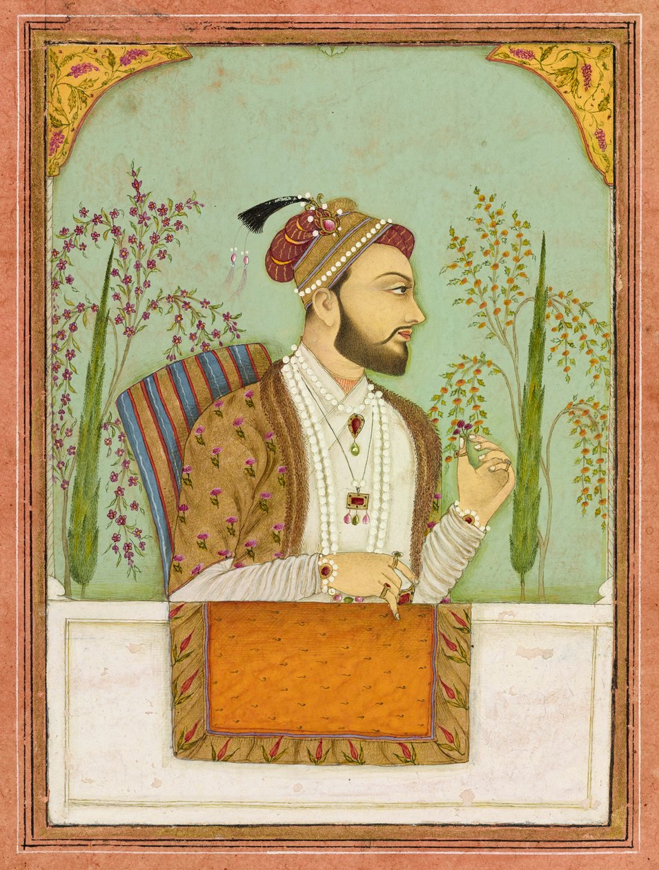 En adelsman, daterad 1687. av Son of Ruknuddin
