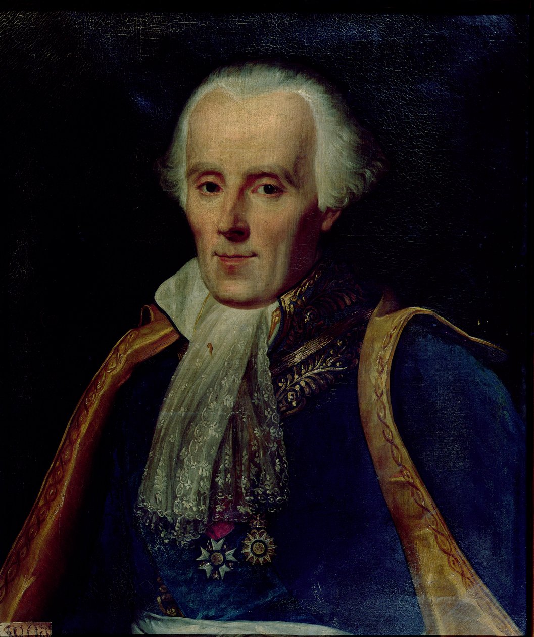 Porträtt av Pierre-Simon (1747-1825) Marquis de Laplace, 1841 av Sophie Feytaud