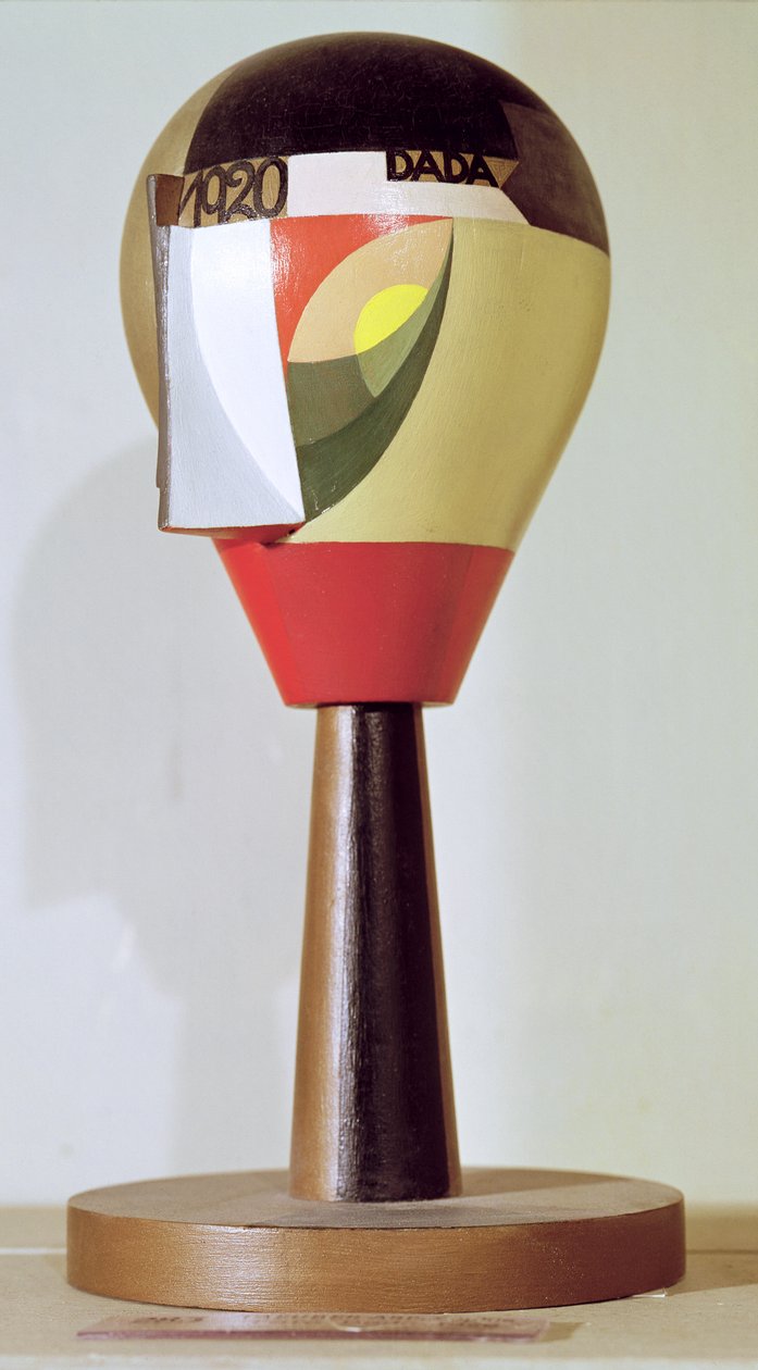 Dada Head, 1920 (målat trä) av Sophie Taeuber Arp