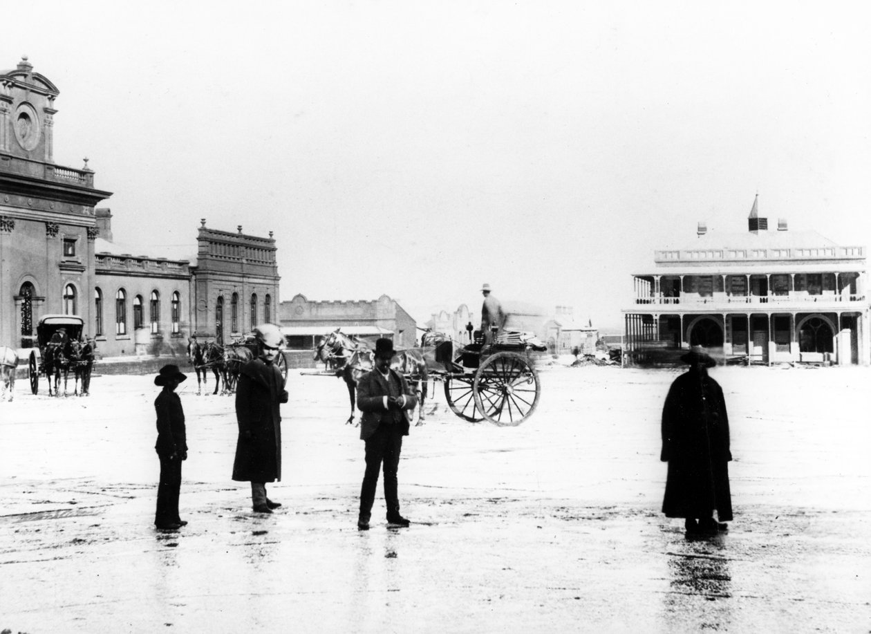 Market Square, Johannesburg, ca 1895 av South African Photographer