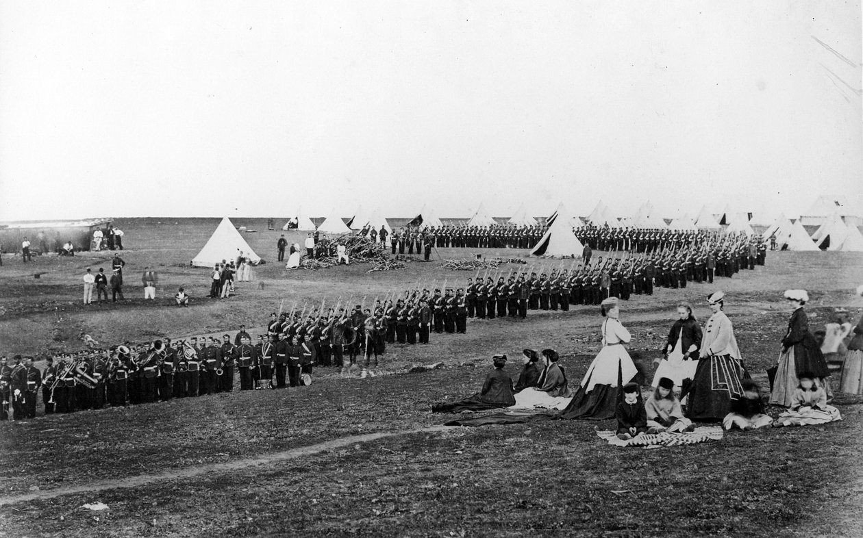 Ruttmarsch i Port Elizabeth-området, Sydafrika, ca 1880 av South African Photographer