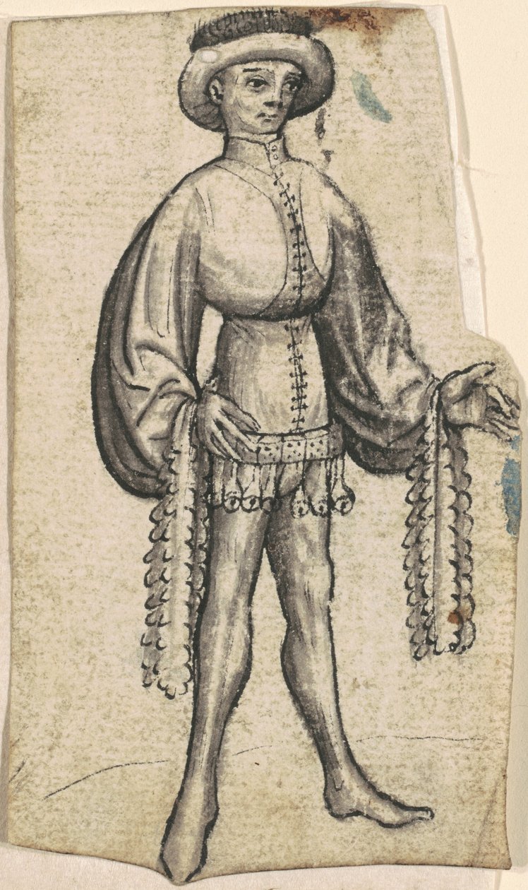 En stående hovmästare av South German 15th Century
