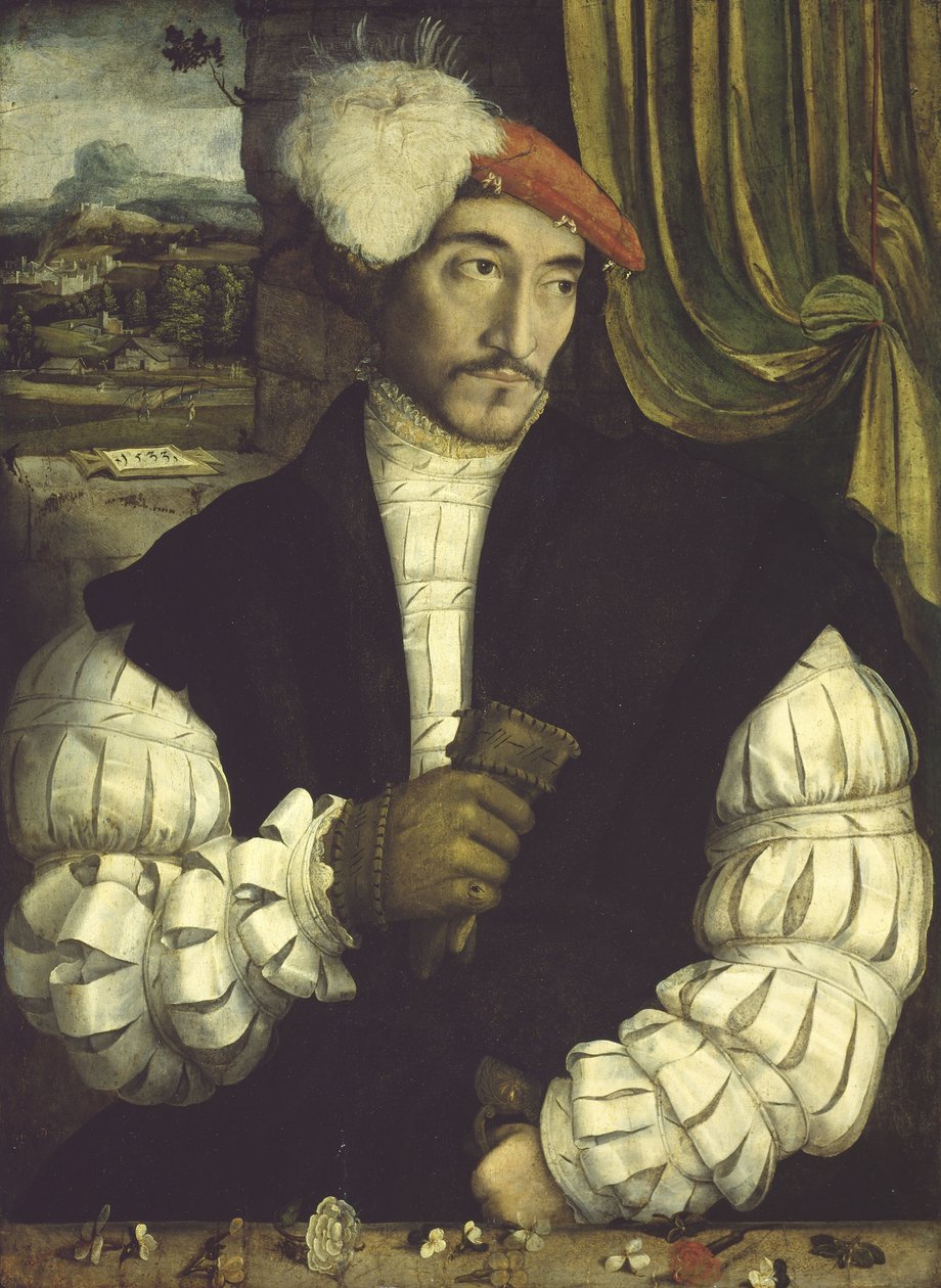 Porträtt av en man, 1533 av South German School