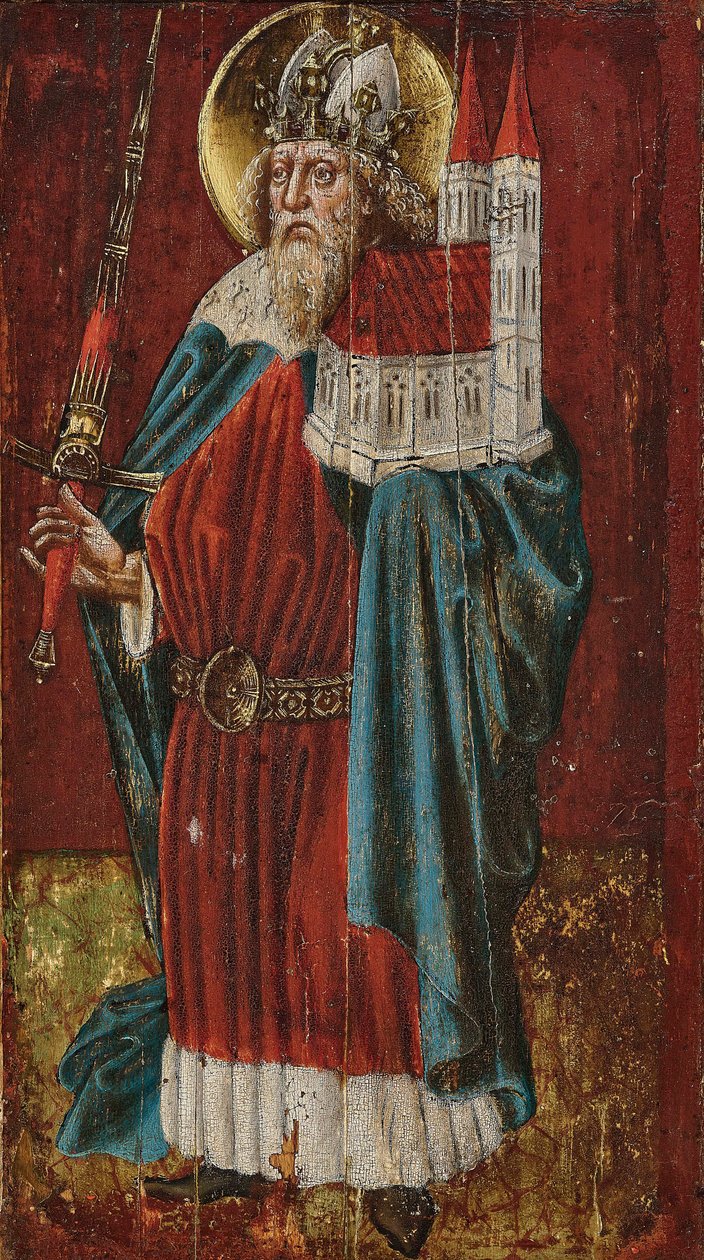 Kejsar Henrik II, andra hälften av 1400-talet. av South German master