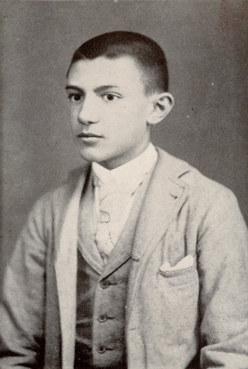 Pablo Picasso, 15 år gammal, 1896 av Spanish Photographer