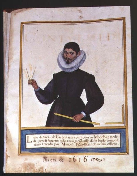 Första sidan av Carpinteros Book of Carpentry Designs, 1616 av Spanish School