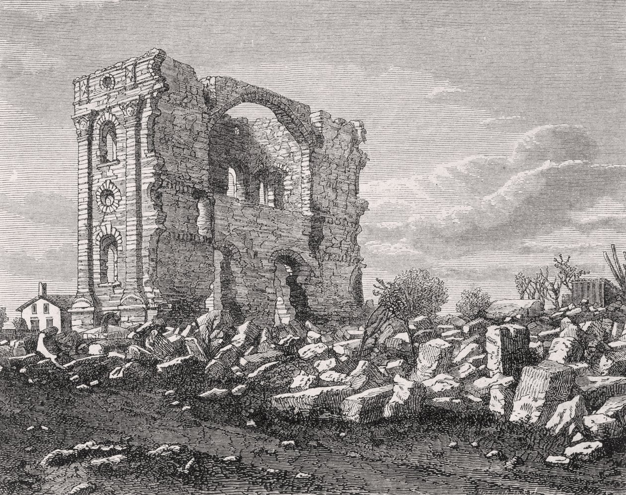 Toega o le Malumalu o Mamona, Navu, Ilinoi, i le 1850, mai le 