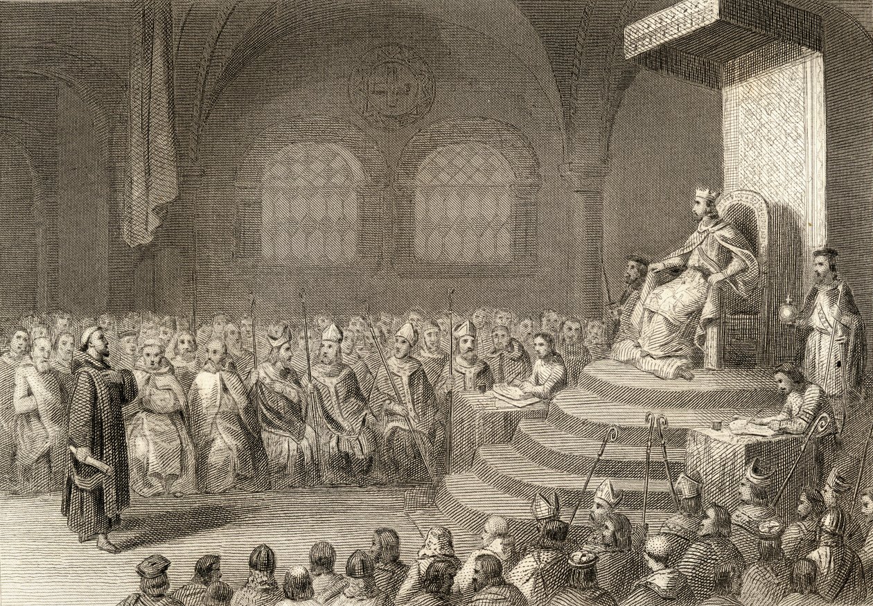 Det femtonde rådet i Toledo under kung Egicas regeringstid 688 AD av Spanish School