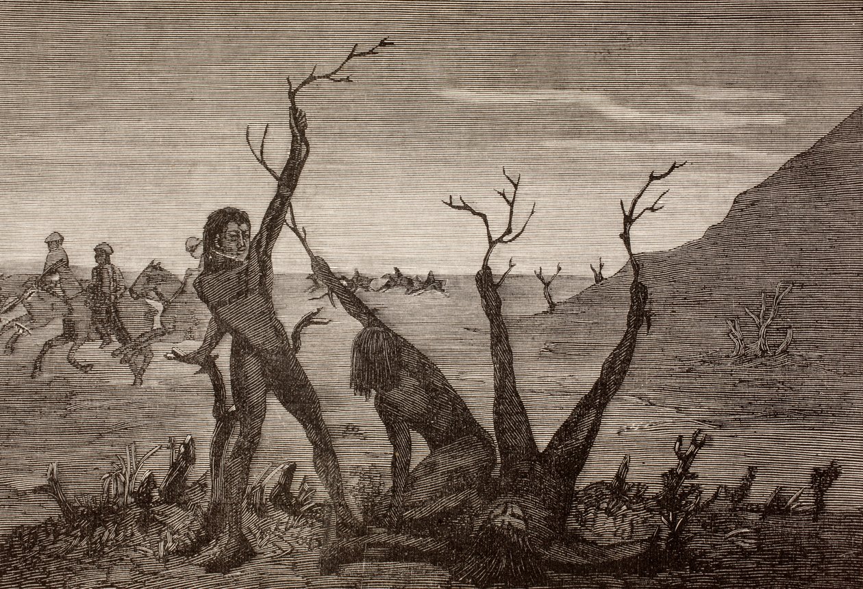 The Tree Men of Initia in the 19th century, from 