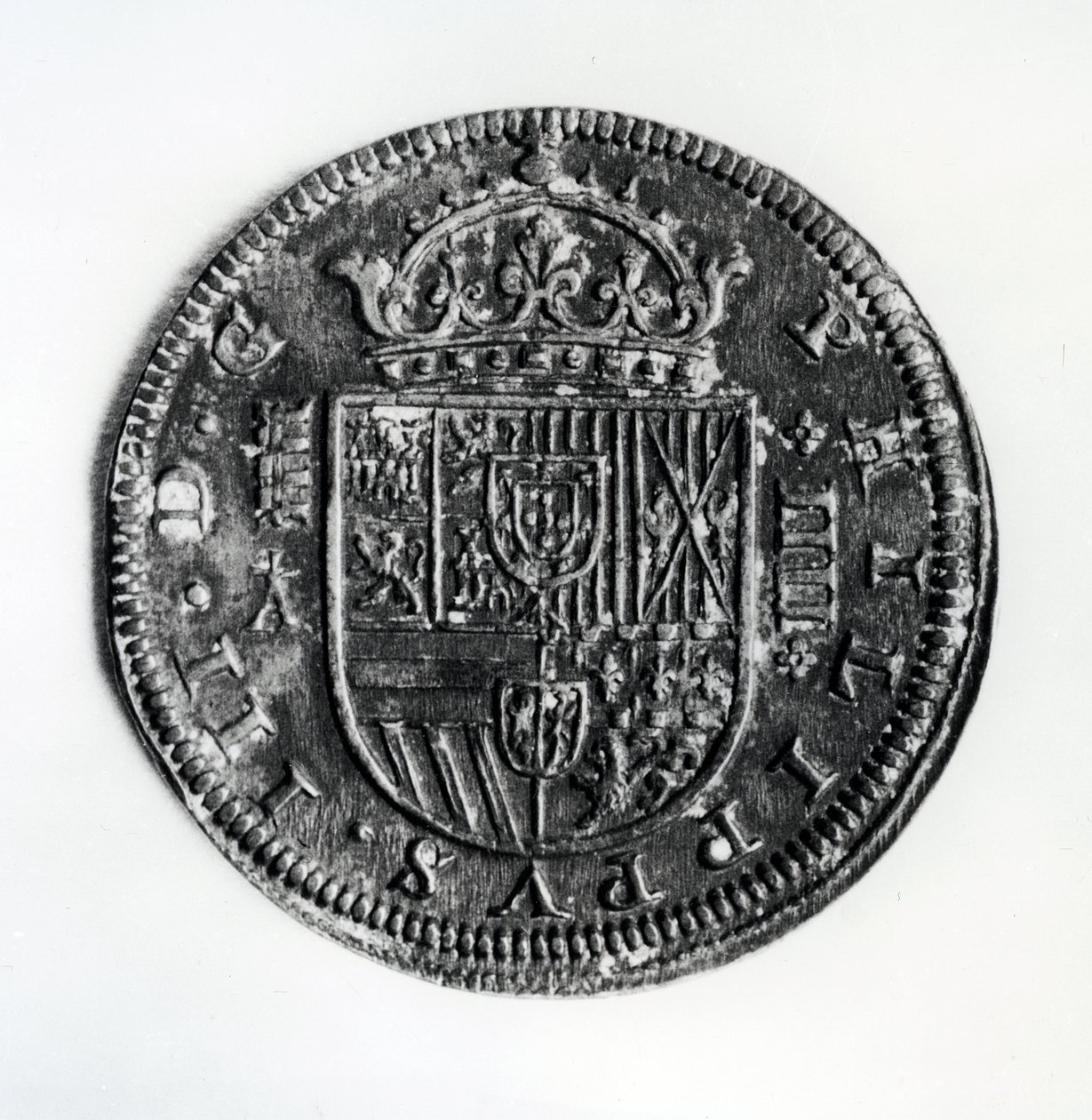 4 Reales mynt från Filip III:s regeringstid (silver) av Spanish School