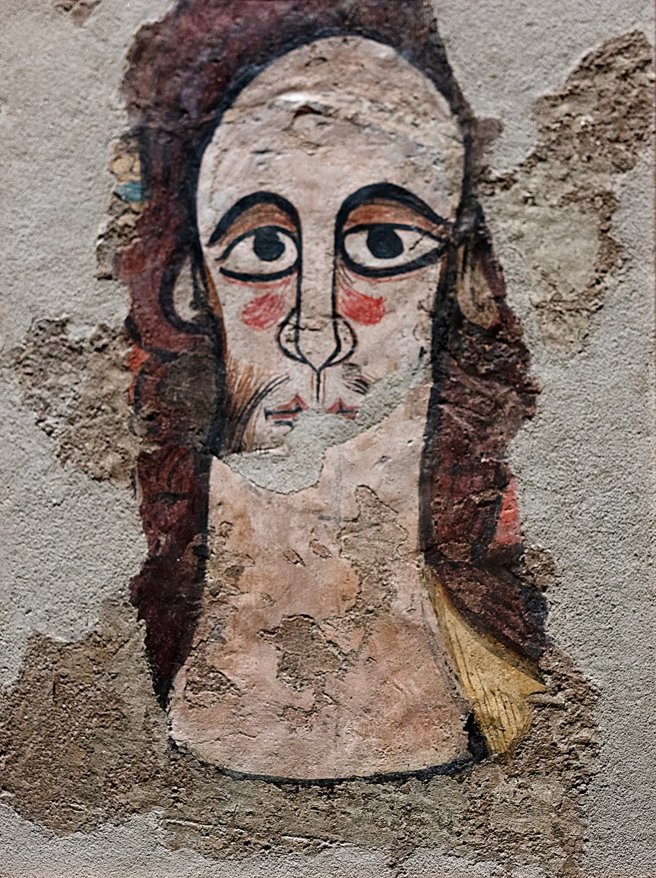Kristus Pantokrator. 1100-talet (fresk) av Spanish School