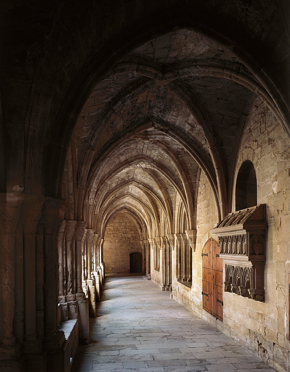 Klostret av riddarna av klostret Poblet, Vimbodi, Spanien av Spanish School