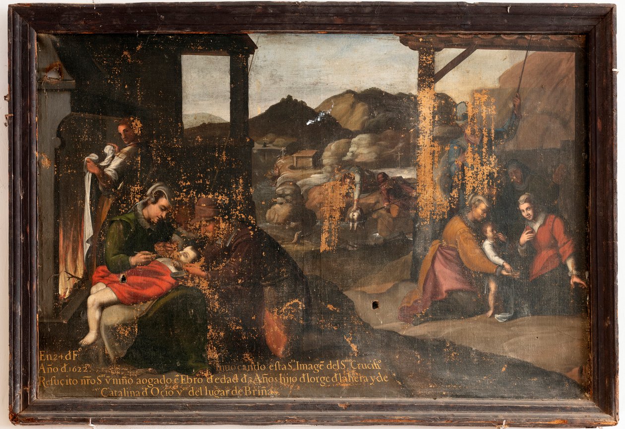 Hermitage (Hermitage of Our Lady of Bethlehem). På insidan. av Spanish School
