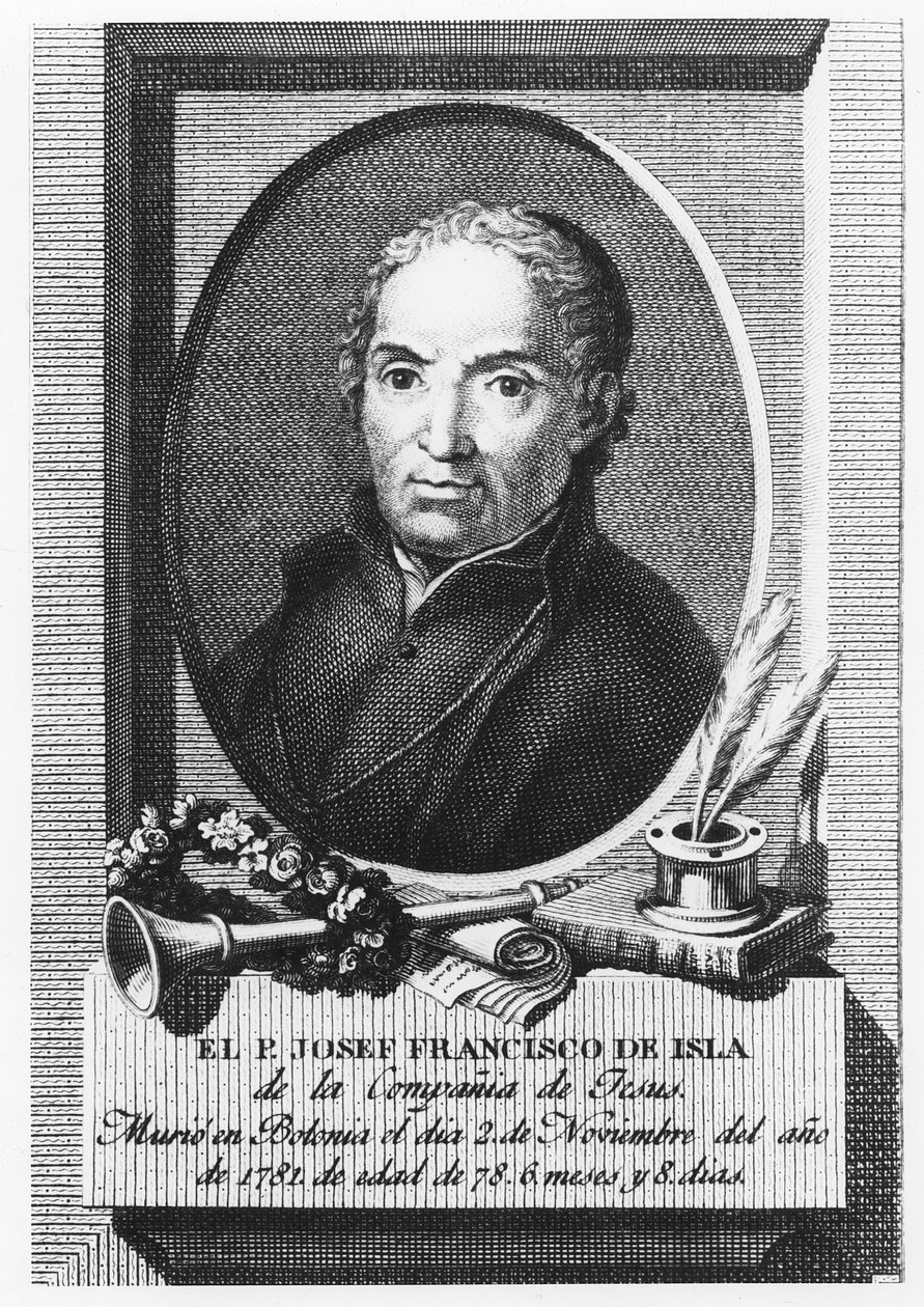 Jose Francisco de Isla (gravyr) av Spanish School