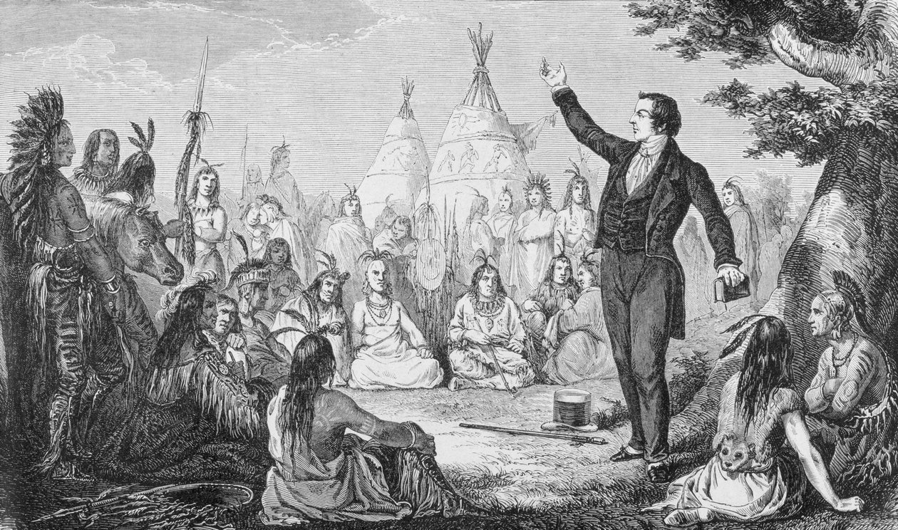 Joseph Smith, grundare av Mormonkyrkan, Preaching to Indians, från 