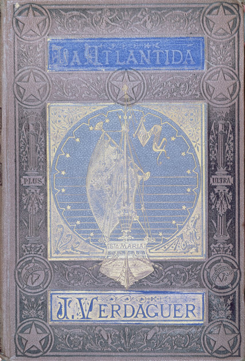 La Atlantida av Jacinto Verdaguer (1845-1902), upplaga på kastilianska publicerad i Barcelona 1878 av Spanish School